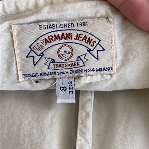 Armani Jeans vintage halter button down dress - Picture 7 of 8